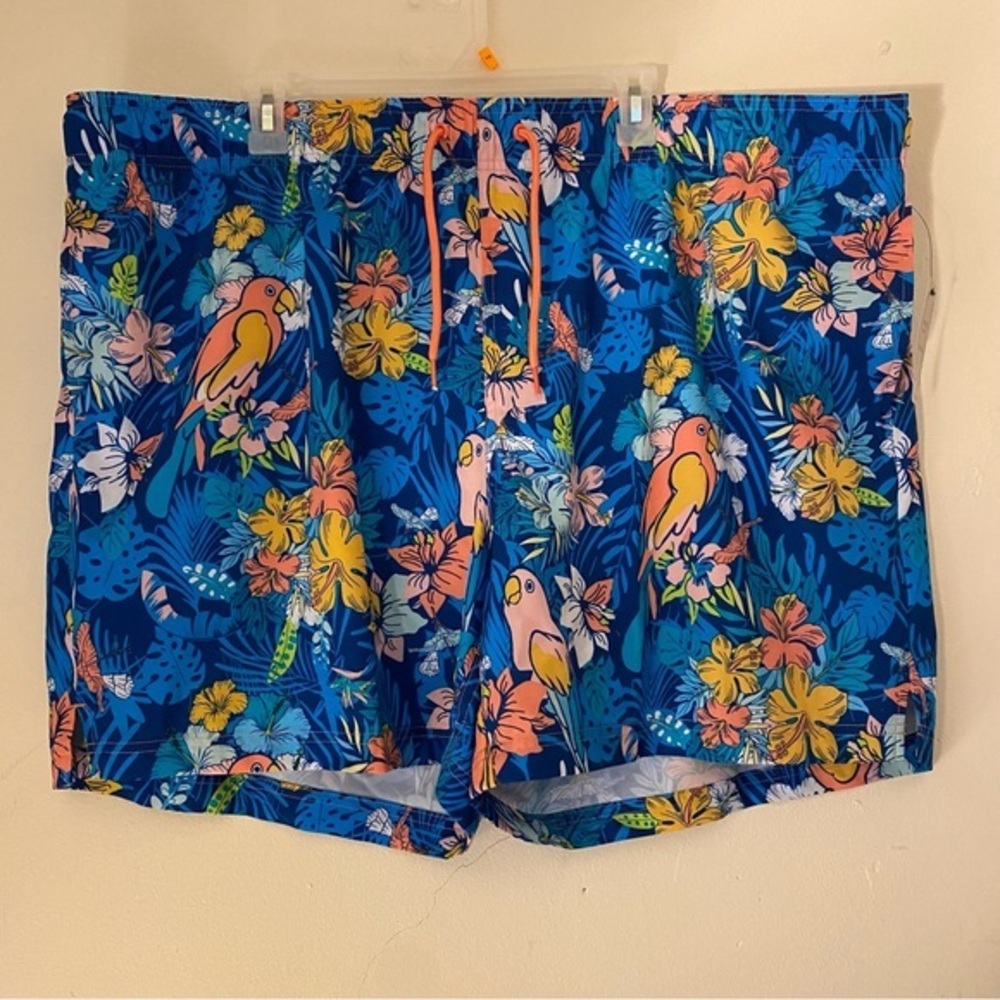 New‎ Mens Swim Novelty Shorts Above The Knee Size 3XL 38-40 Blue